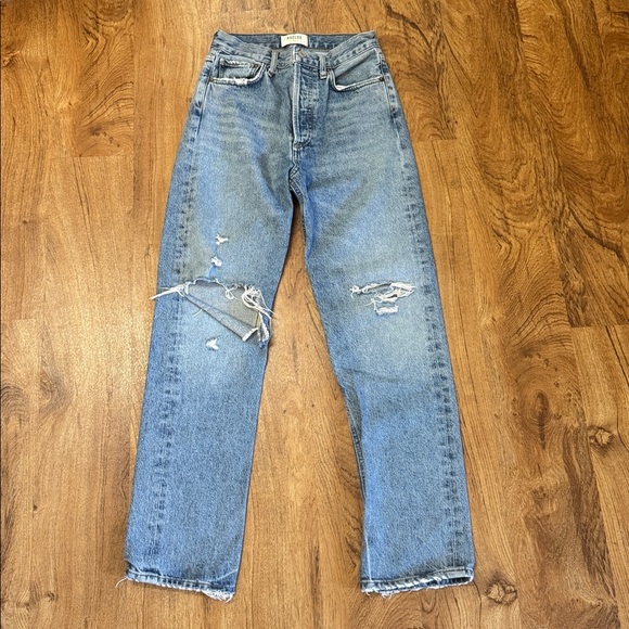 Agolde Distressed 90’s Jeans. 24 - Picture 1 of 14